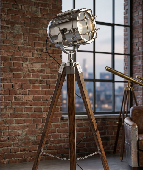 Nautical Tripod Floor Lamp