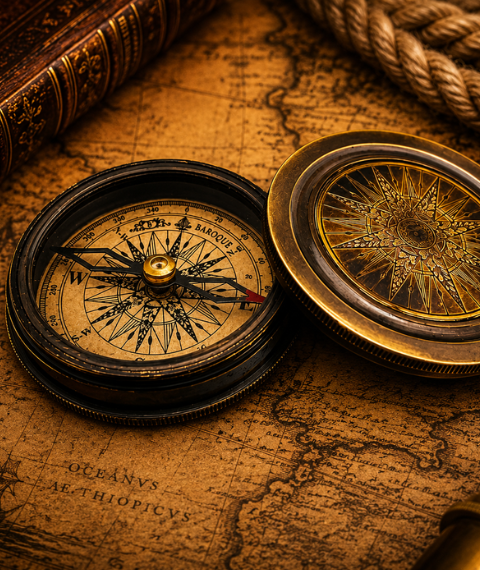 Nautical Surveying Transit Compass